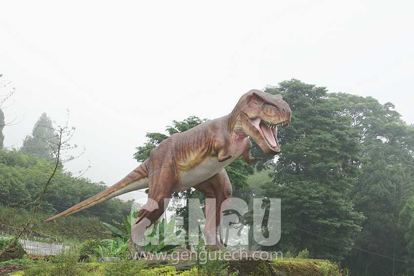 恐龙进入綦江国家地质公园